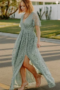 Baltic Born Marseille Embossed Maxi Dress |