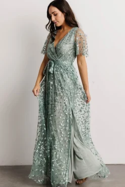 Baltic Born Marseille Embossed Maxi Dress |