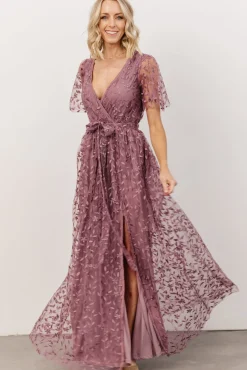 Baltic Born Marseille Embossed Maxi Dress |