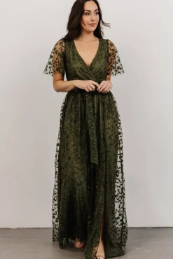 Baltic Born Marseille Embossed Maxi Dress |