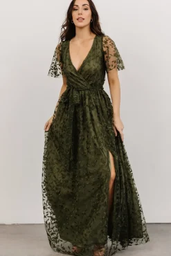Baltic Born Marseille Embossed Maxi Dress |