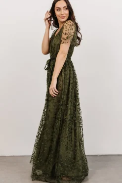Baltic Born Marseille Embossed Maxi Dress |