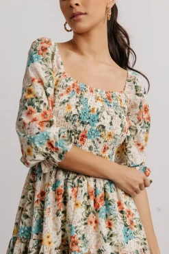 Baltic Born Marta Smocked Midi Dress | Summer Floral