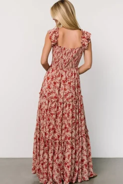 Baltic Born Martina Maxi Dress | Blush + Red