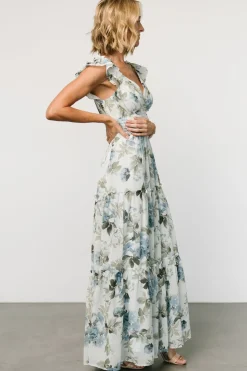 Baltic Born Martina Maxi Dress | Light Blue Floral