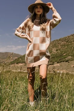 Baltic Born Mattie Checkered Sweater Dress |