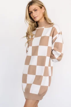 Baltic Born Mattie Checkered Sweater Dress |