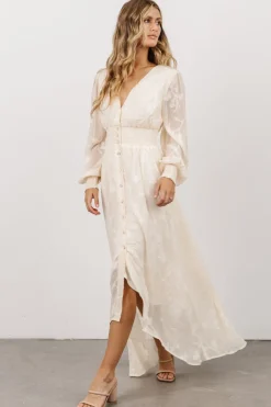 Baltic Born Mayfair High Low Maxi Dress | Vintage Cream