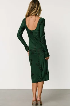 Baltic Born McQueen Midi Dress | Green + Black