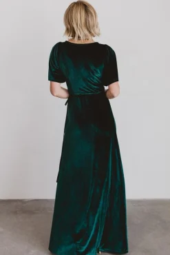 Baltic Born Meghan Velvet Wrap Maxi Dress |