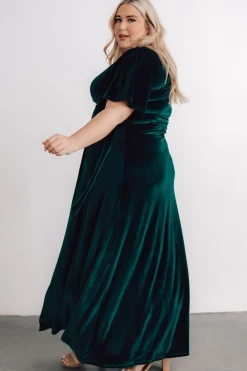 Baltic Born Meghan Velvet Wrap Maxi Dress |