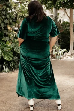 Baltic Born Meghan Velvet Wrap Maxi Dress |
