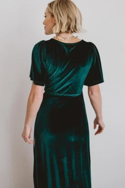 Baltic Born Meghan Velvet Wrap Maxi Dress |