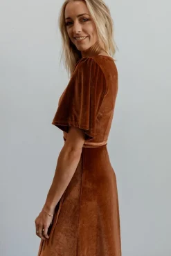 Baltic Born Meghan Velvet Wrap Maxi Dress |