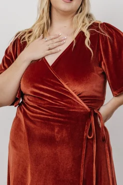 Baltic Born Meghan Velvet Wrap Maxi Dress |