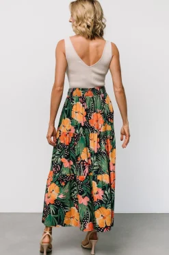 Baltic Born Melea Skirt | Navy Multi Floral