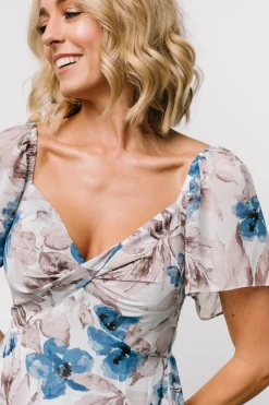 Baltic Born Melinda Midi Dress | Blue Floral