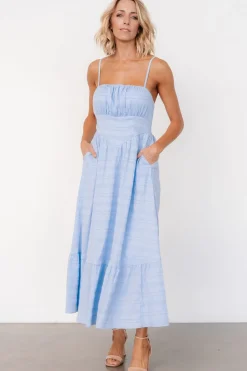 Baltic Born Mikayla Textured Tank Dress | Light Blue