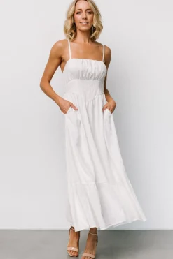 Baltic Born Mikayla Textured Tank Dress | Off White