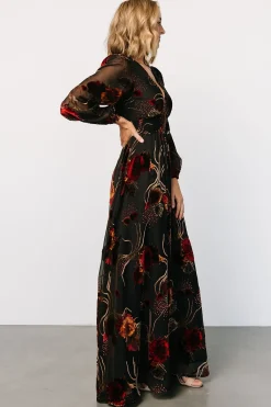 Baltic Born Mikla Maxi Dress | Black Multi