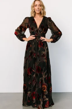 Baltic Born Mikla Maxi Dress | Black Multi