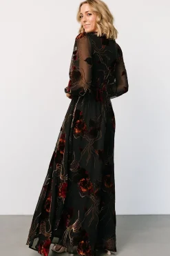 Baltic Born Mikla Maxi Dress | Black Multi