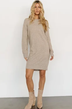 Baltic Born Miller Sweater Dress | Heather Taupe