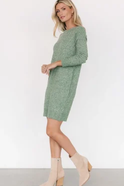 Baltic Born Miller Sweater Dress | Heather Green