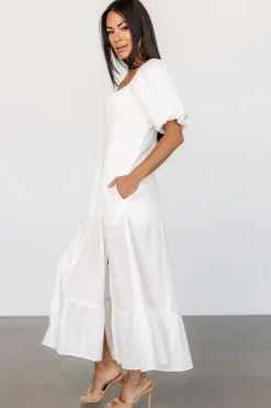 Baltic Born Millie Linen Dress | Off White
