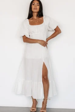 Baltic Born Millie Linen Dress | Off White