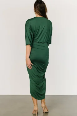 Baltic Born Mimi Midi Dress | Hunter Green