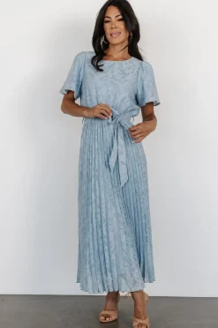 Baltic Born Mindy Pleated Dress | Light Blue