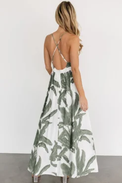 Baltic Born Miramar Maxi Dress | Green Print