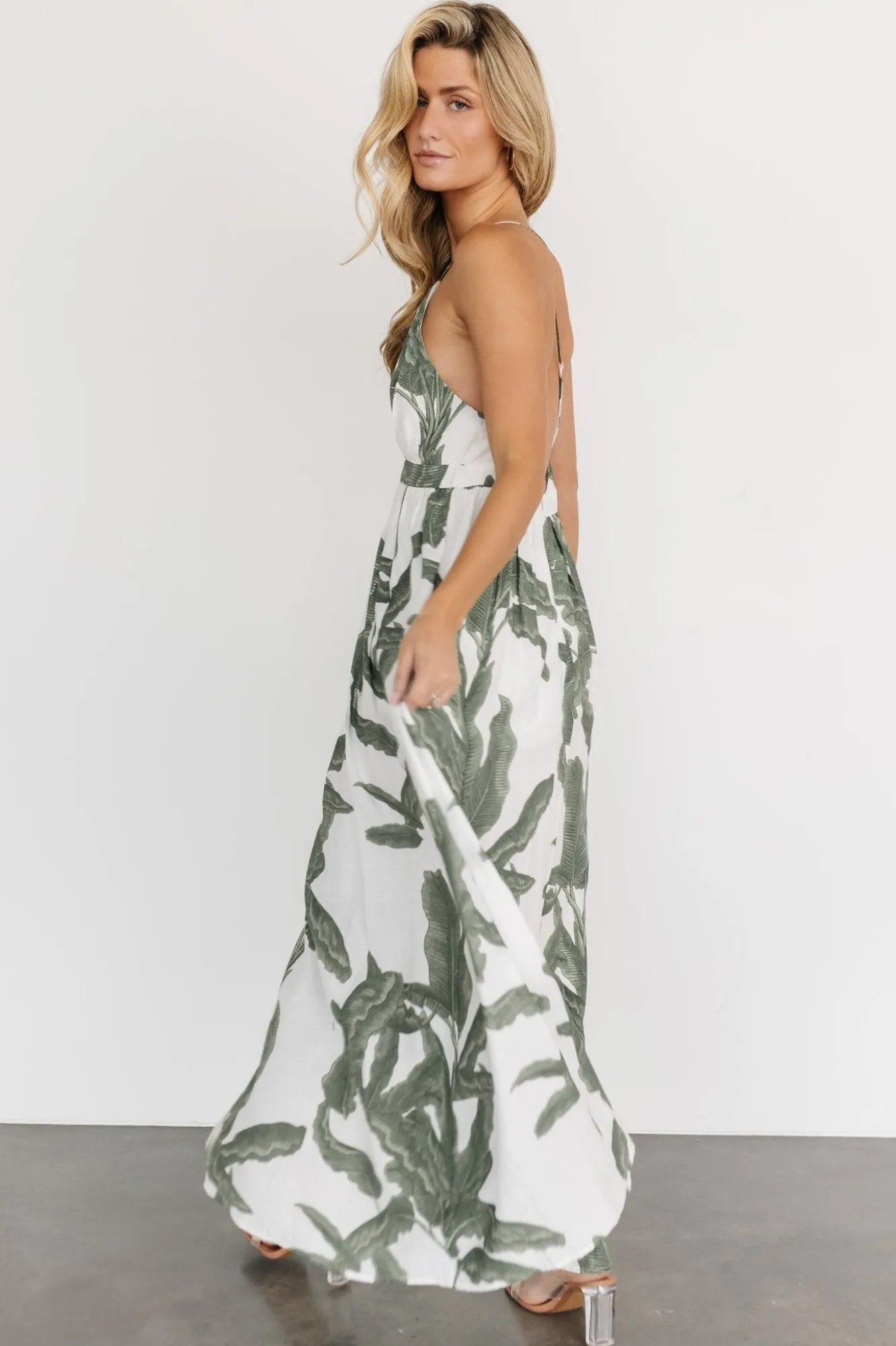 Baltic Born Miramar Maxi Dress | Green Print