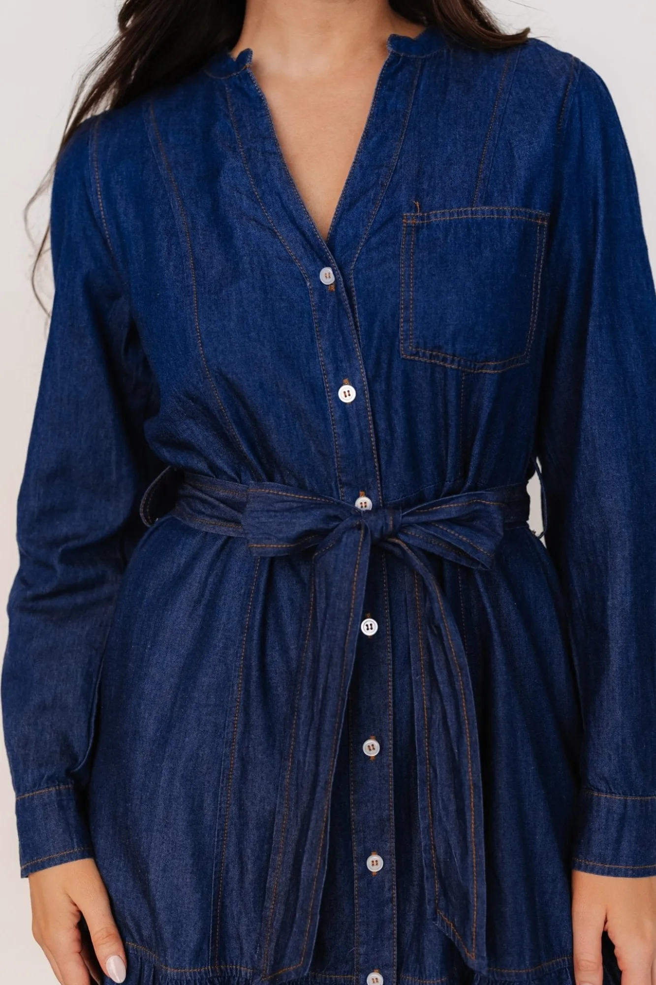 Baltic Born Misty Midi Dress | Denim Blue