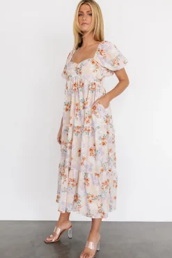 Baltic Born Molly Midi Dress | Cream Floral