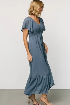 Baltic Born Monica Smocked Dress | Whisper Blue