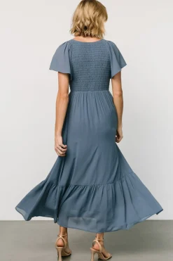 Baltic Born Monica Smocked Dress | Whisper Blue