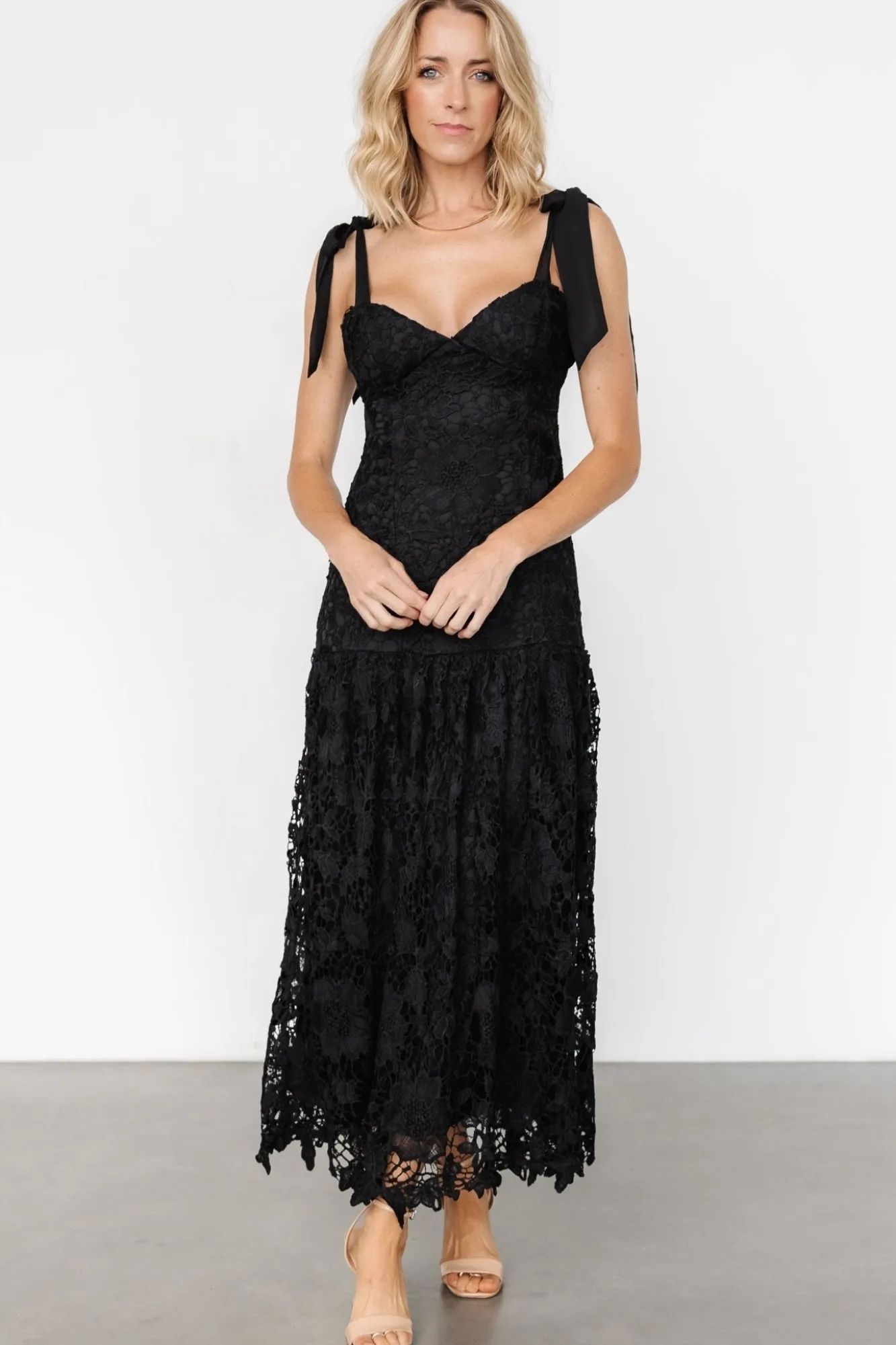 Baltic Born Monte Carlo Lace Midi Dress |