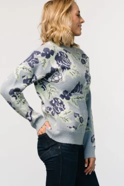 Baltic Born Munich Sweater | Light Blue Multi