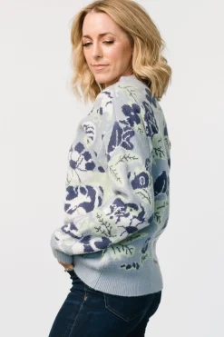 Baltic Born Munich Sweater | Light Blue Multi