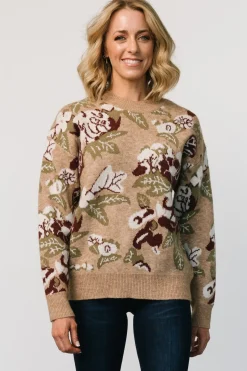 Baltic Born Munich Sweater | Taupe Multi