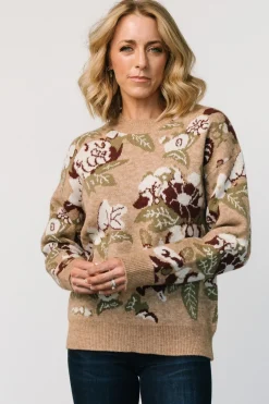 Baltic Born Munich Sweater | Taupe Multi