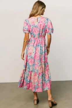 Baltic Born Myers Dress | Blue + Pink Floral