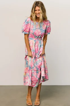 Baltic Born Myers Dress | Blue + Pink Floral