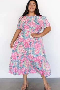 Baltic Born Myers Dress | Blue + Pink Floral