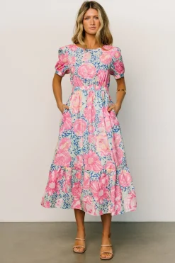 Baltic Born Myers Dress | Blue + Pink Floral