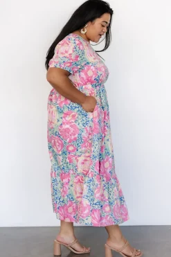 Baltic Born Myers Dress | Blue + Pink Floral