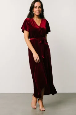 Baltic Born Nadine Velvet Midi Dress |