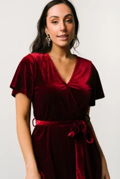 Baltic Born Nadine Velvet Midi Dress |